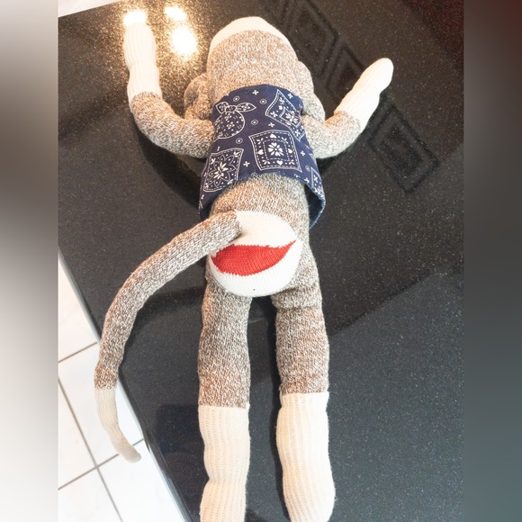 🔥HANDMADE SOCK MONKEY 🙈 - Picture 6 of 7